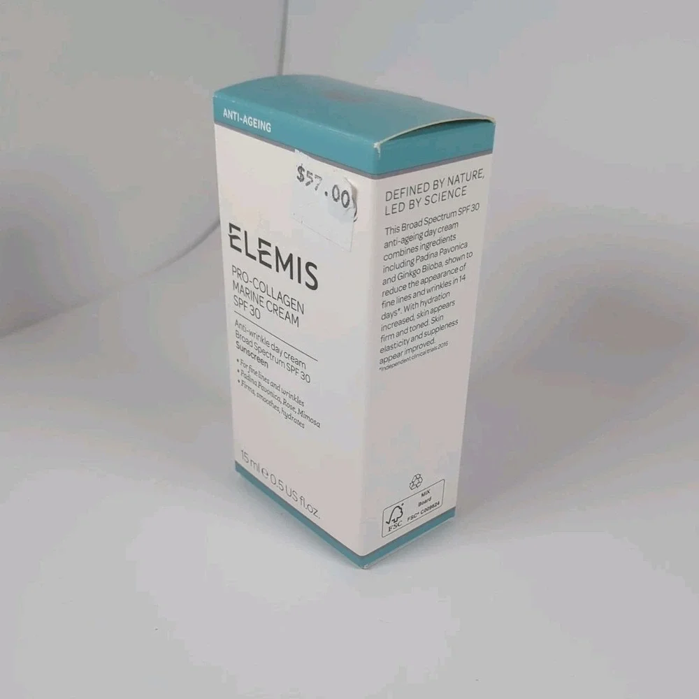 ELEMIS Pro-Collagen MarineCream SPF 30 Anti Wrinkle DayCream .5 oz Exp. 4-28 NIB